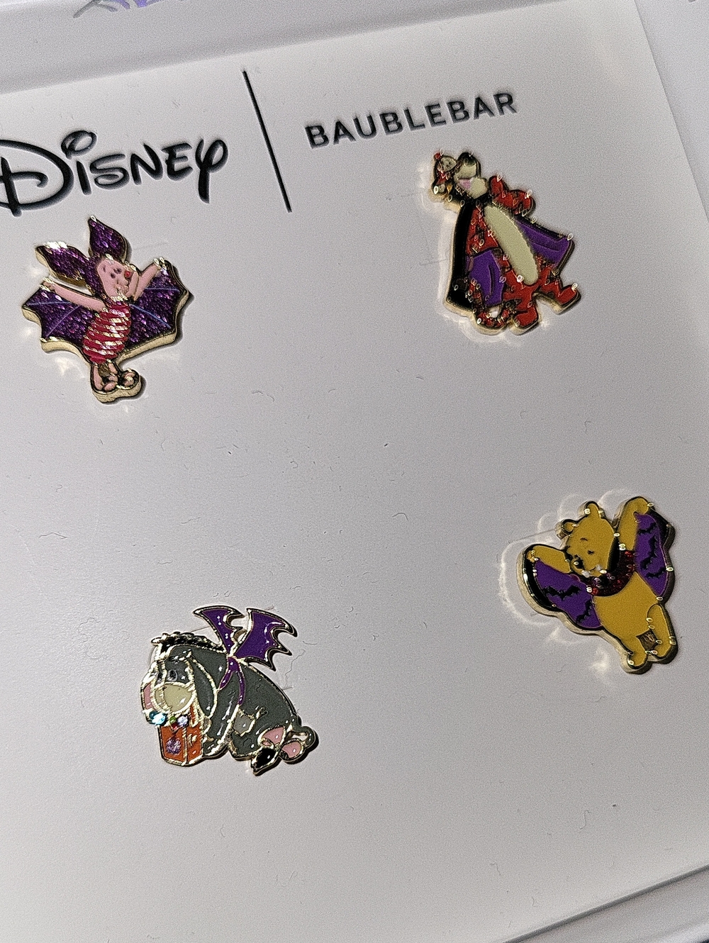 BaubleBar x Disney Winnie the Pooh, Tigger, Piglet Eyore Earring Set